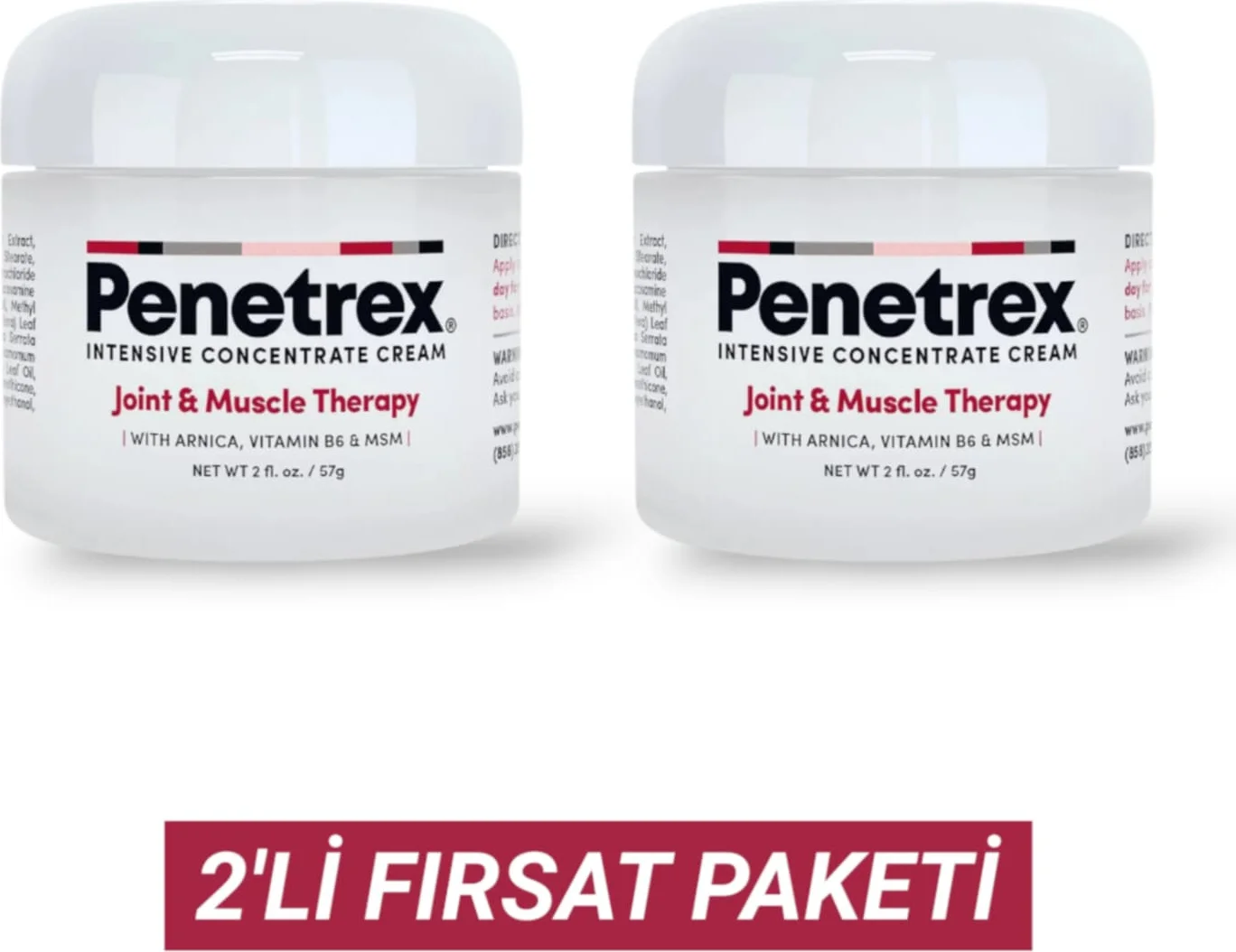 Penetrex Vücut Kremi 2 Adet – Derin Nemlendirici ve Cilt Bakım Kremi