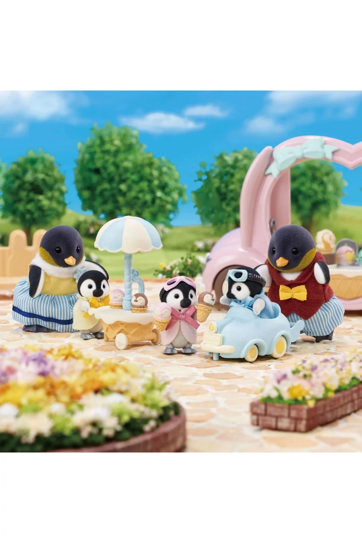 Penguen Bebekler Araba Keyfi 5695