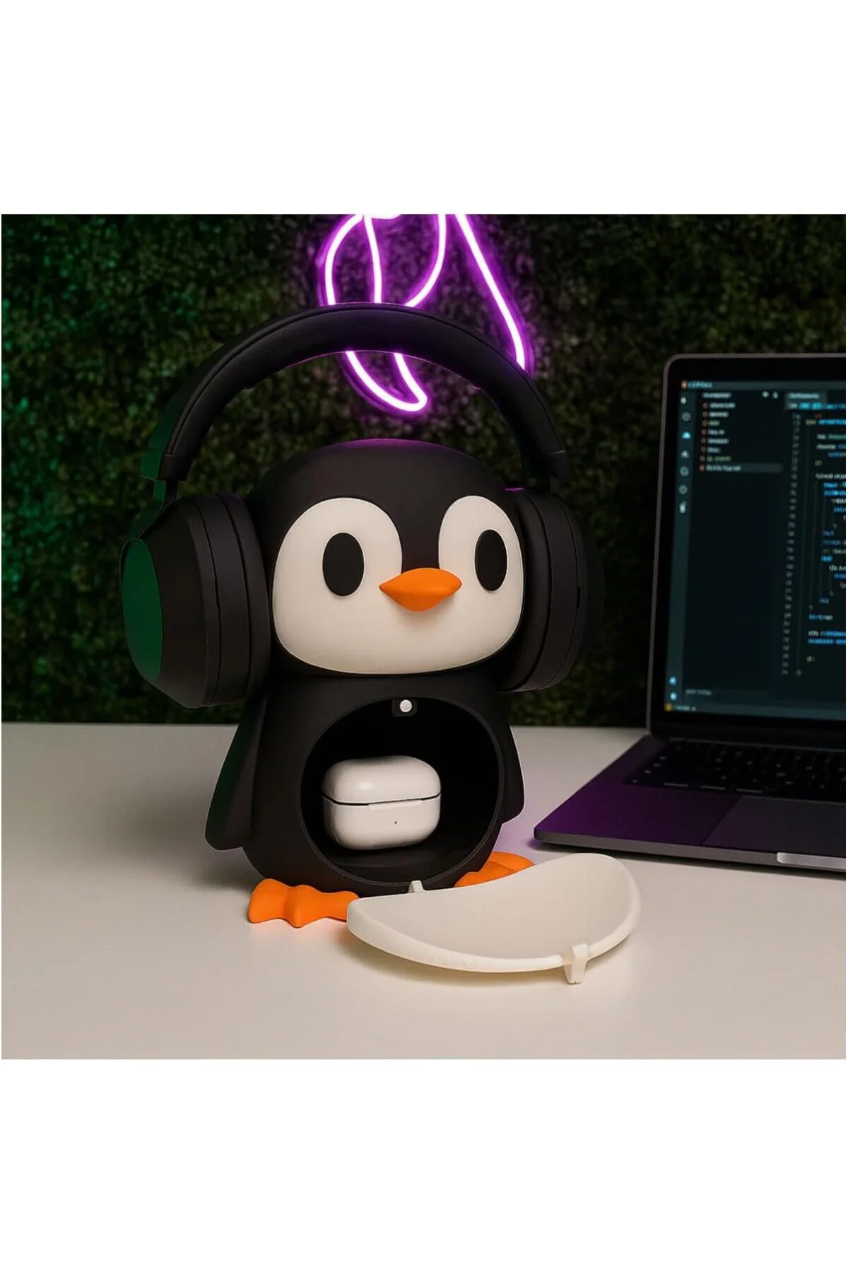Penguen Kulaklık Standı çok renkli