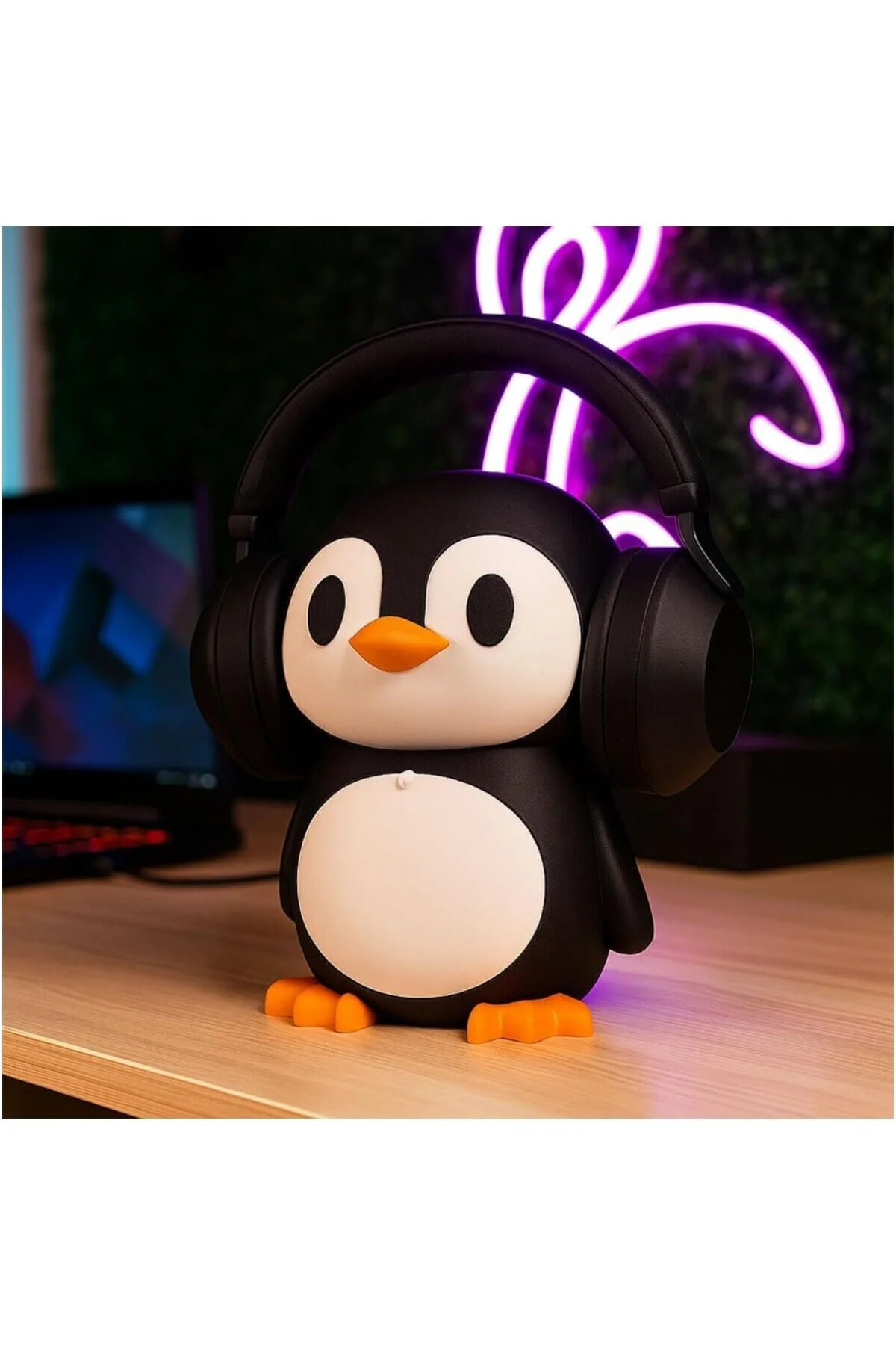 Penguen Kulaklık Standı çok renkli
