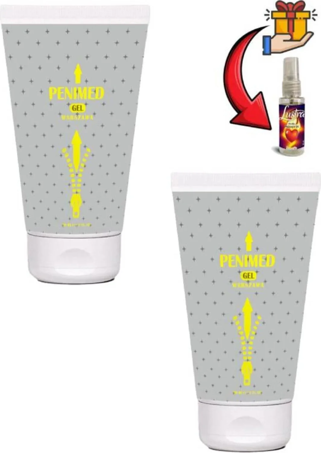 Pe.nis Bakım Kremi 50ml (2'li) + Lustra Masaj Yağı - Çift Etkili Bakım Seti Fiyatı, Yorumları ve Özellikleri