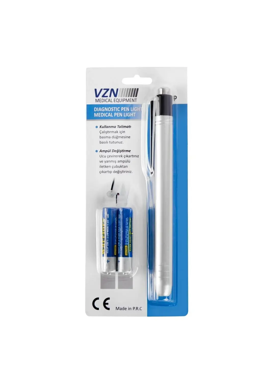 Penlight Doktor Muayene Işıklı Yaka Kalemi