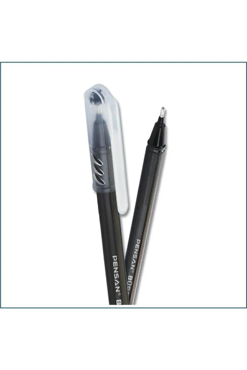 Pensan Büro 1.0 Mm Siyah Tükenmez Kalem 12 Adet Tk.k