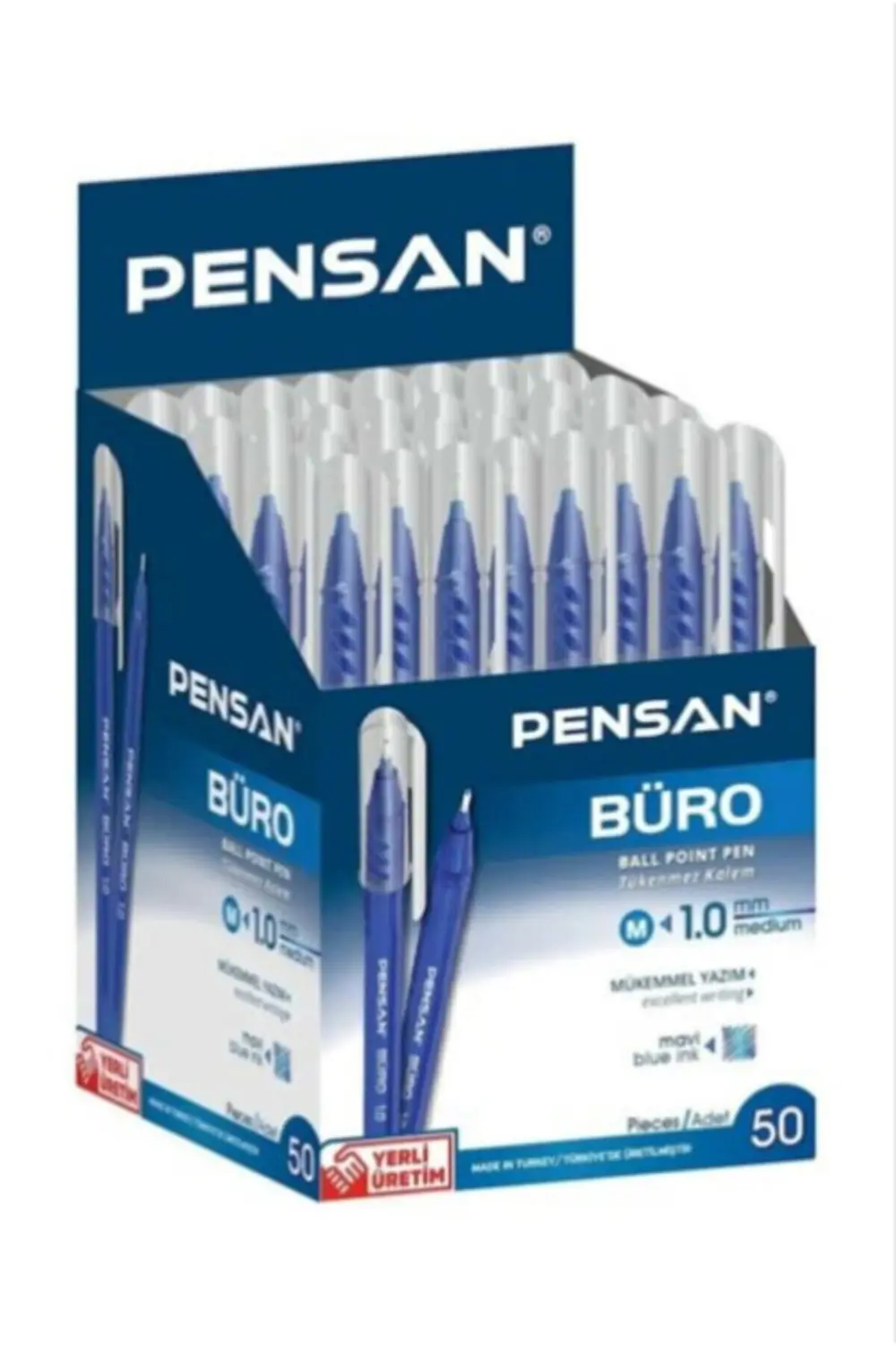 PENSAN TÜKENMEZ KALEM 2270 BÜRO TİPİ 1 MM MAVİ