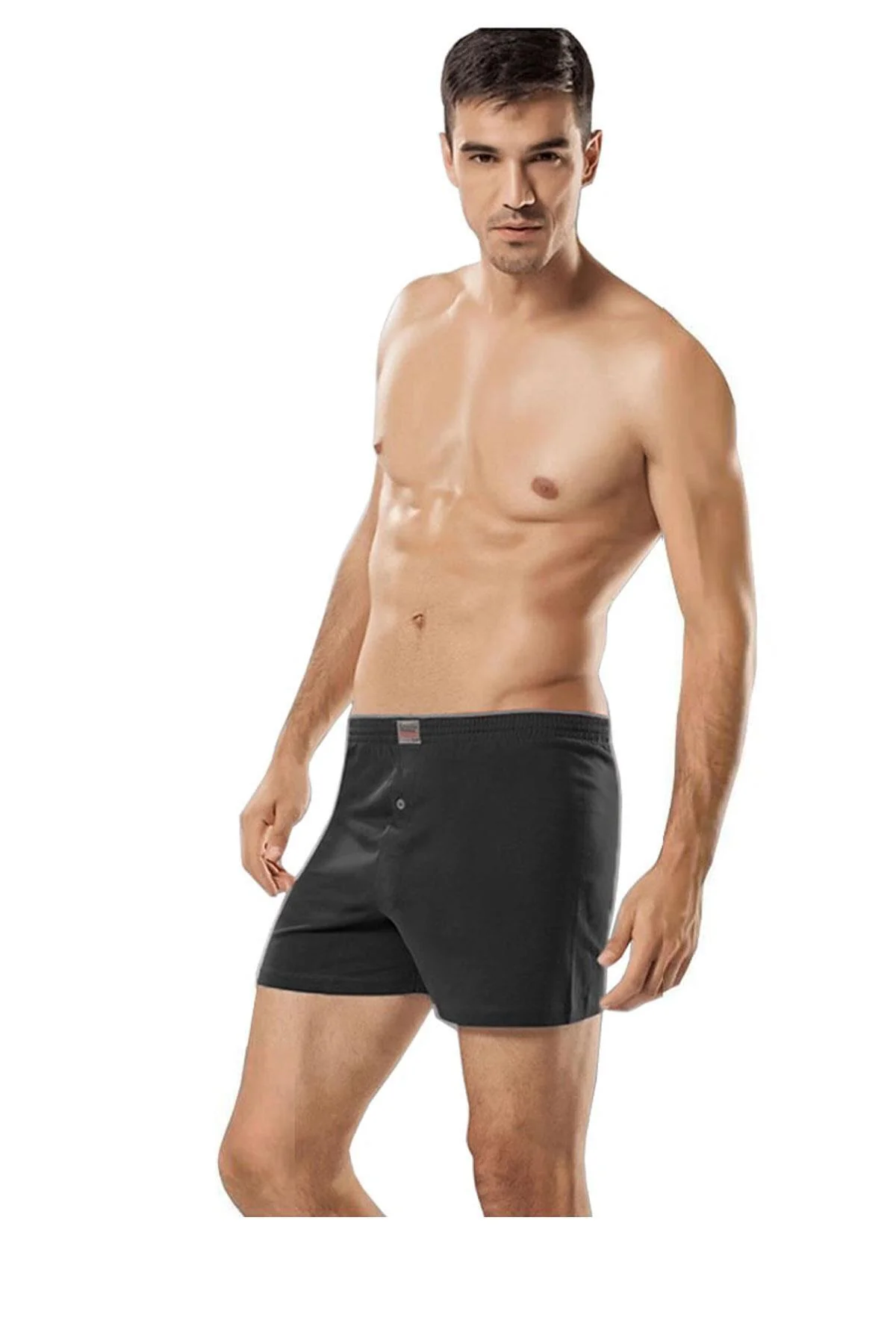 Penye Düz Boxer 6'lı