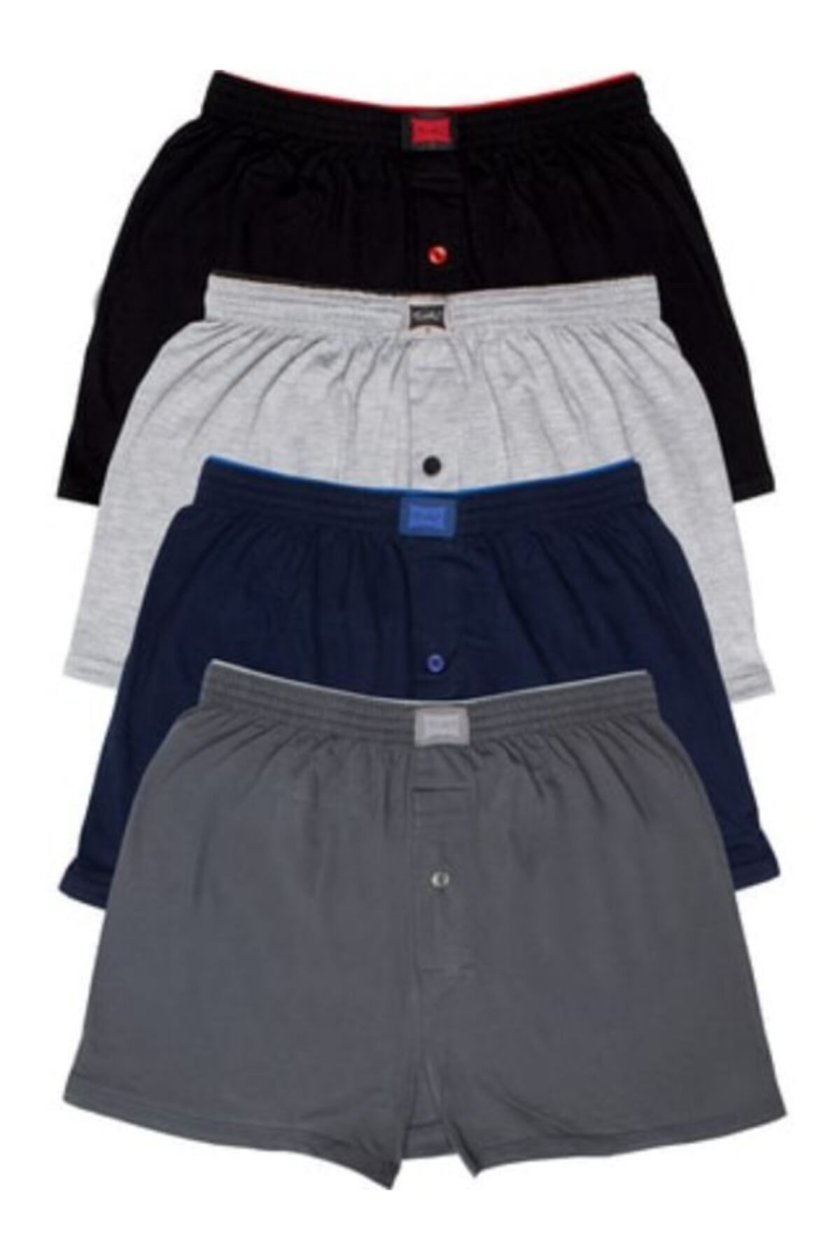 Tutku Penye Erkek Boxer 6'Lı Paket Karışık Renk