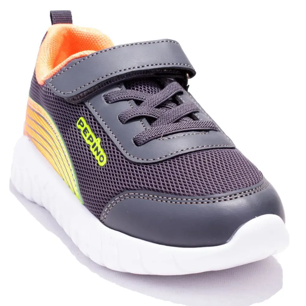 Pepino 1423 Füme Turuncu Ortopedik Günlük Erkek Çocuk Spor Ayakka