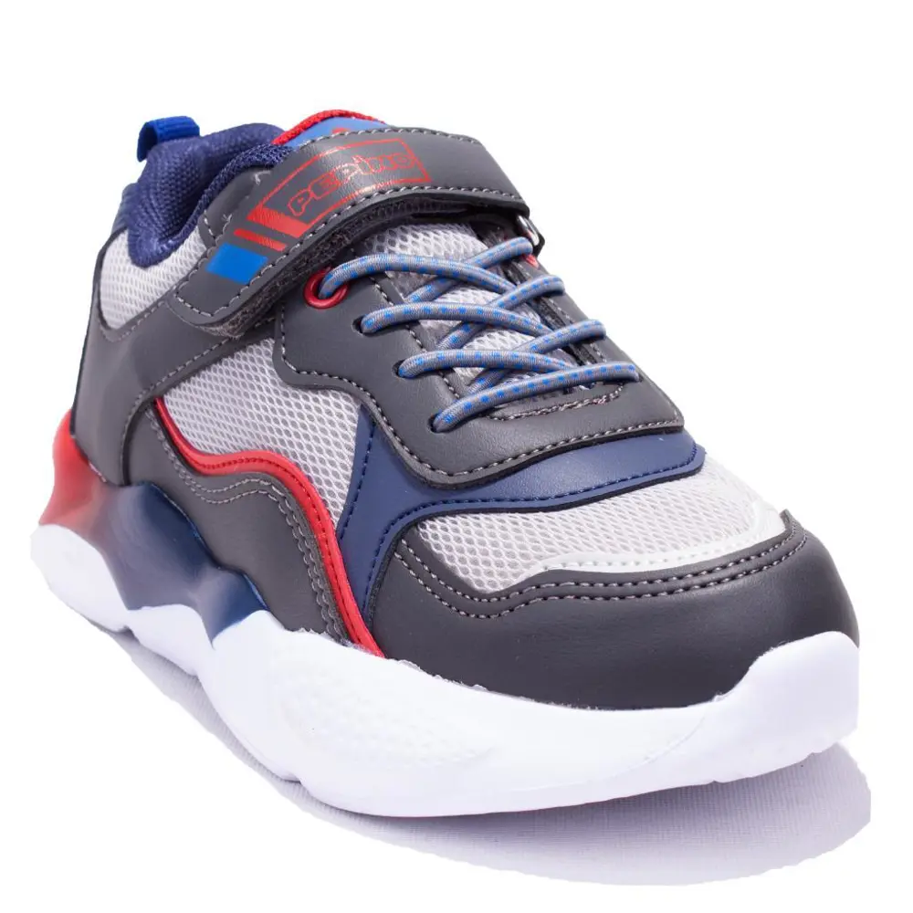 Pepino 1424 Lacivert Gri Ortopedik Günlük Erkek Çocuk Spor Ayakka