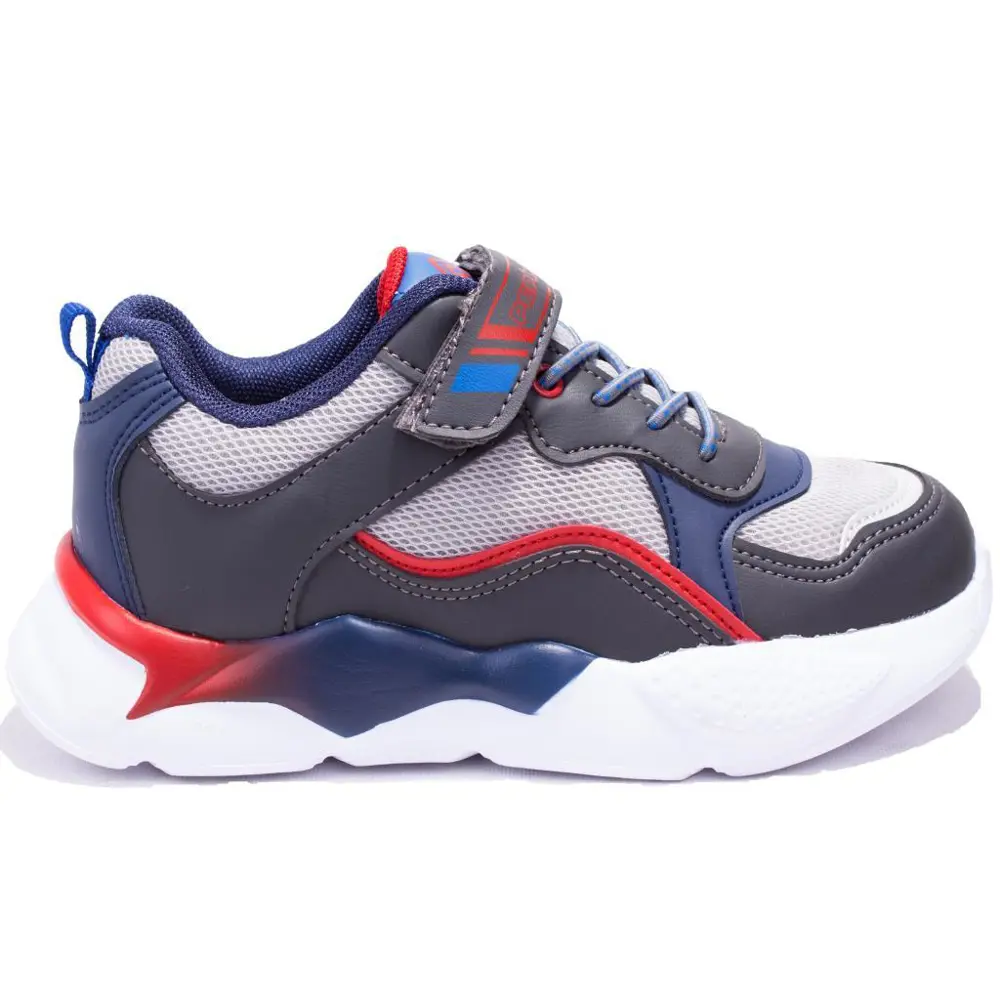 Pepino 1424 Lacivert Gri Ortopedik Günlük Erkek Çocuk Spor Ayakka