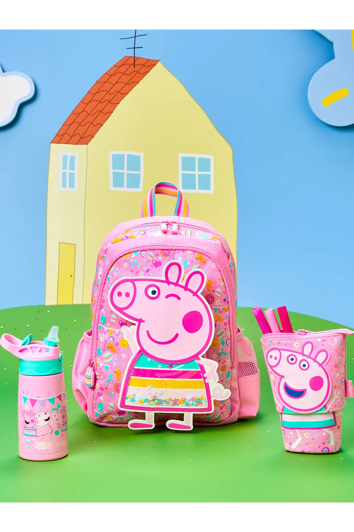 PEPPA PIG İÇ İÇE GEÇMELİ KATLANIR KALEM KUTUSU