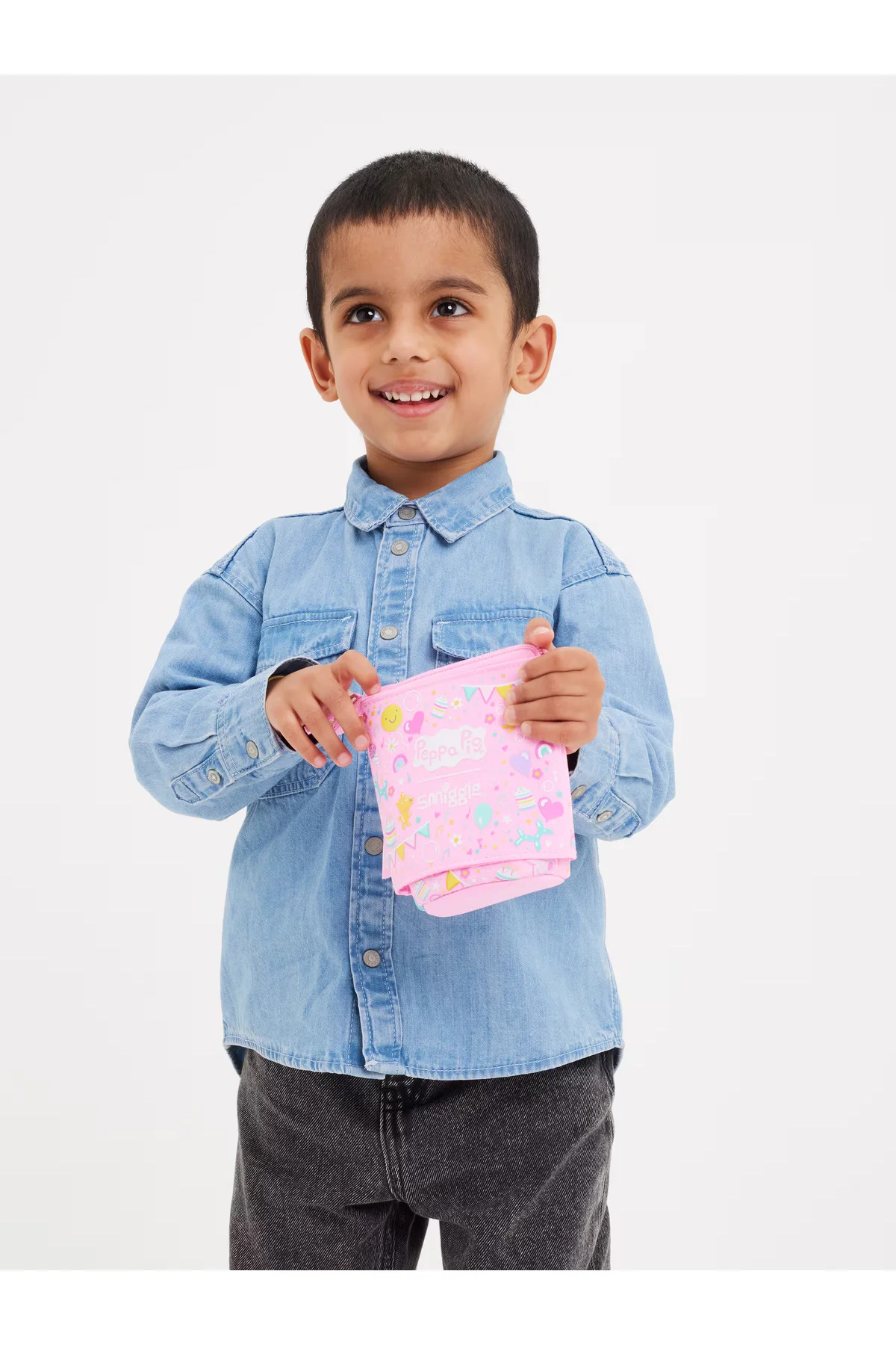 PEPPA PIG İÇ İÇE GEÇMELİ KATLANIR KALEM KUTUSU