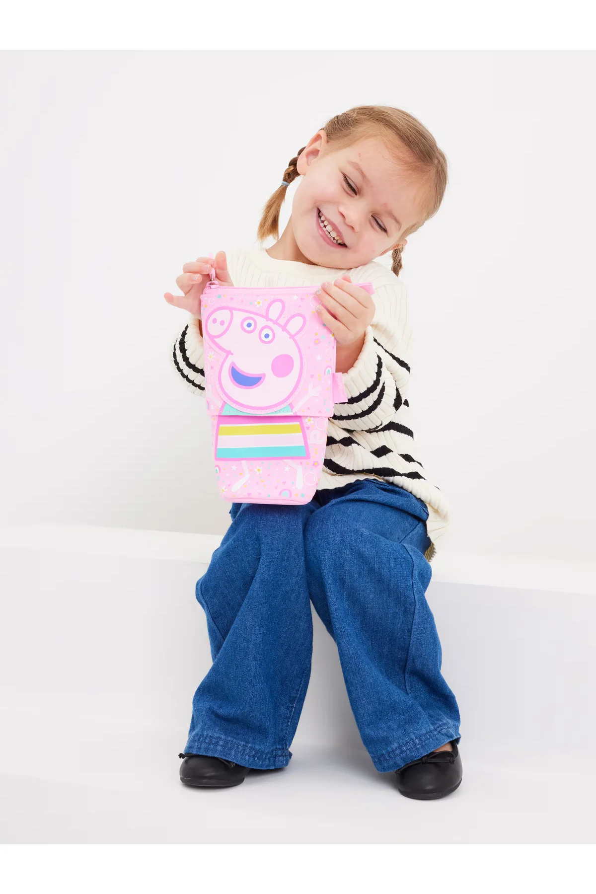 PEPPA PIG İÇ İÇE GEÇMELİ KATLANIR KALEM KUTUSU