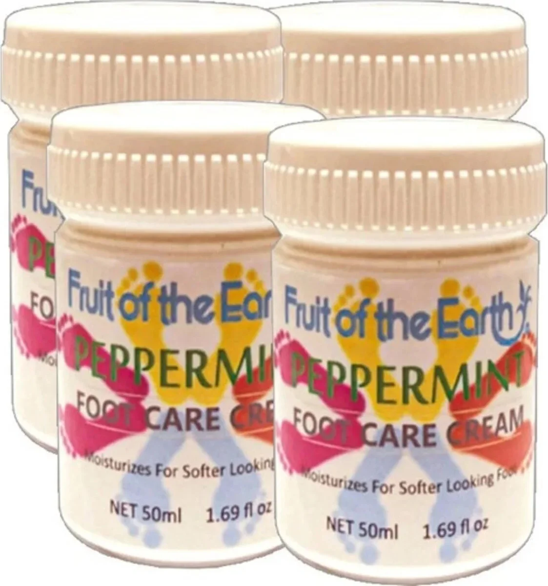 Peppermint Cooling 4'Lü 50 ml Kokulu Ayak Bakım Kremi - Serinletici Nemlendirici