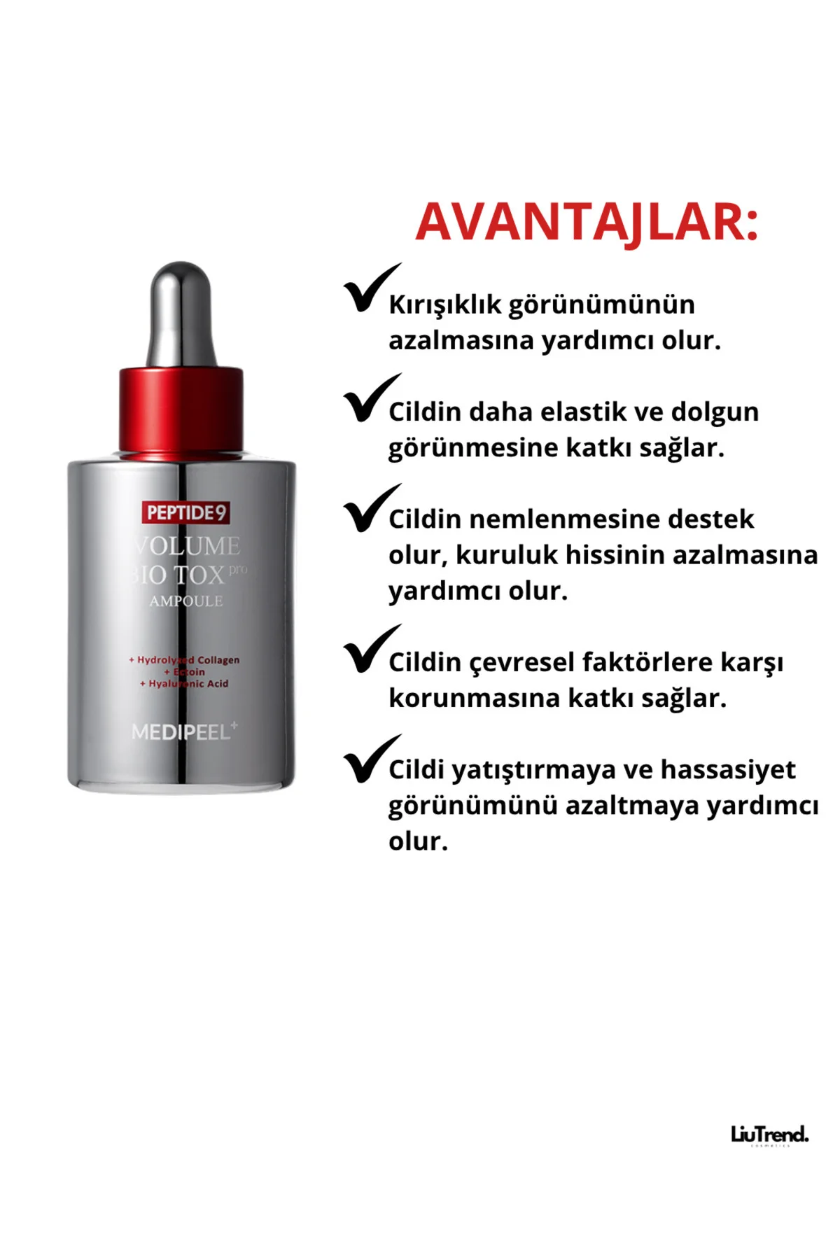 Peptide 9 Volume Bio Tox Ampoule Pro 100 ml Volufiline ve Peptit 