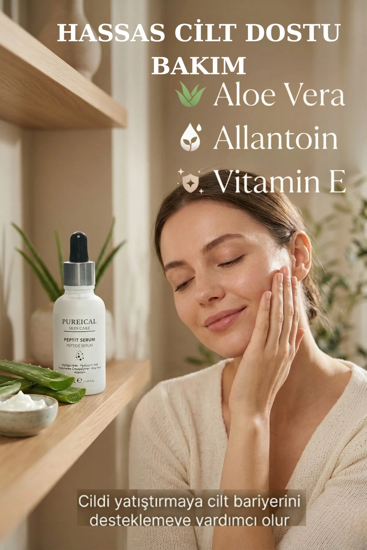 Peptit Serum, Kırışıklık Karşıtı, Anti-Aging ve Cilt Sıkılaştırıc