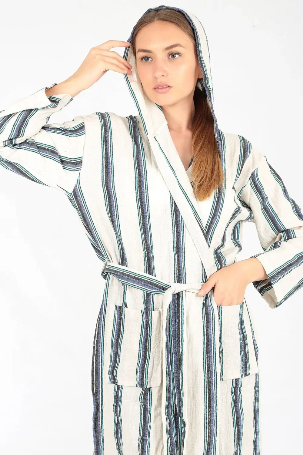 Pera Peştemal Bornoz