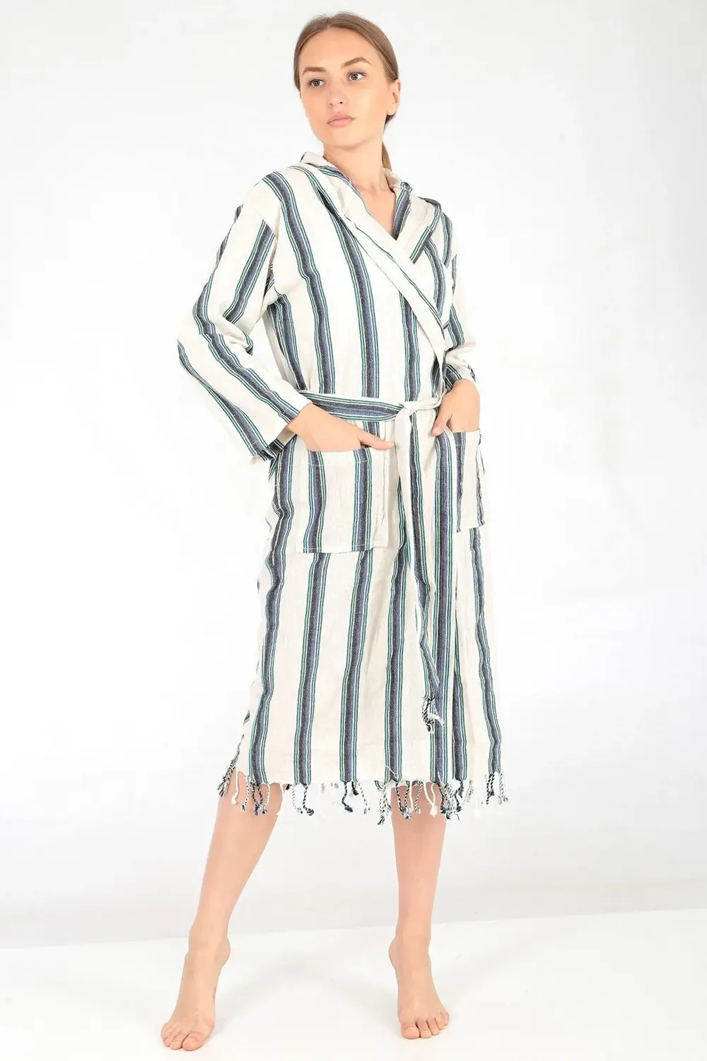 Pera Peştemal Bornoz