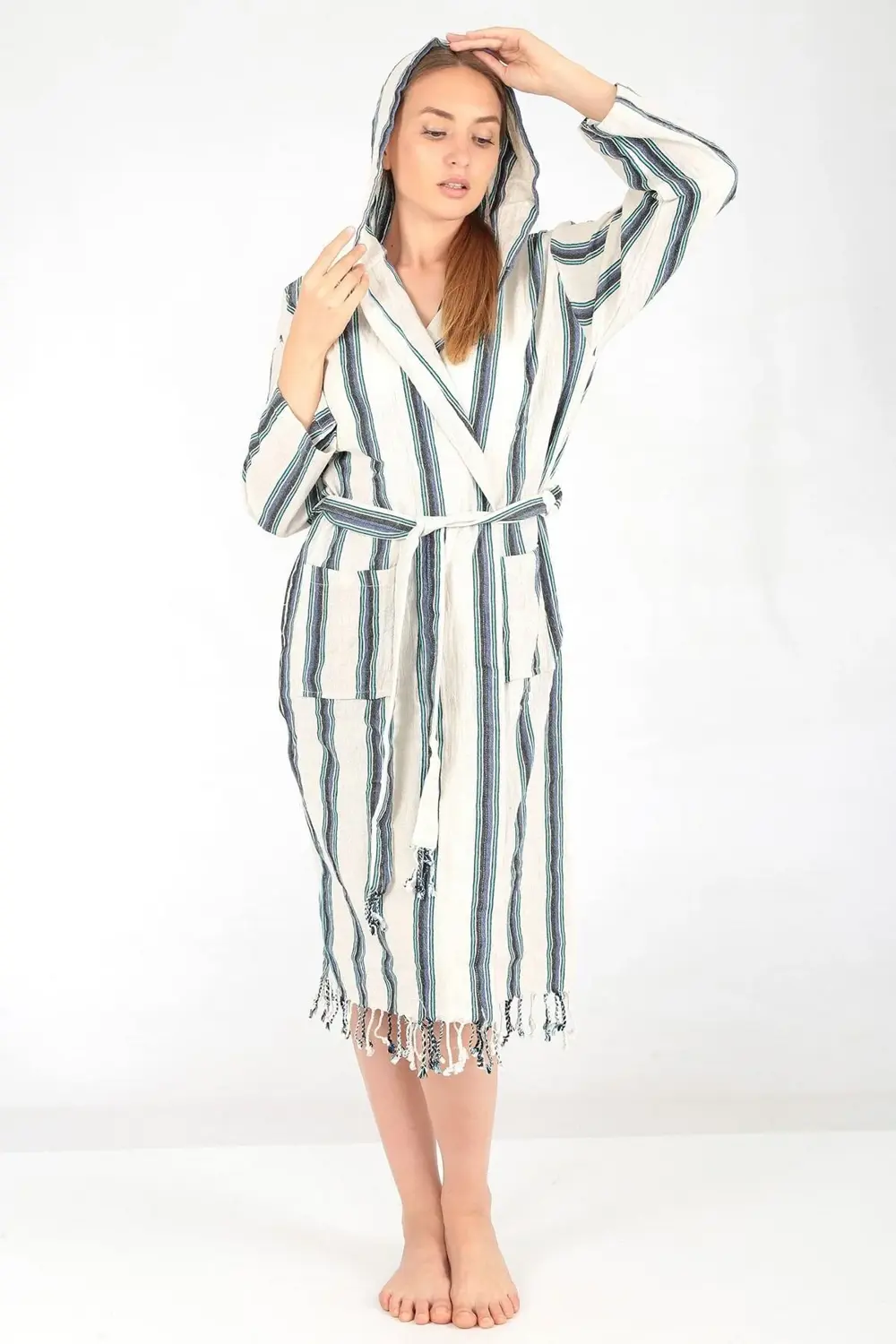 Pera Peştemal Bornoz