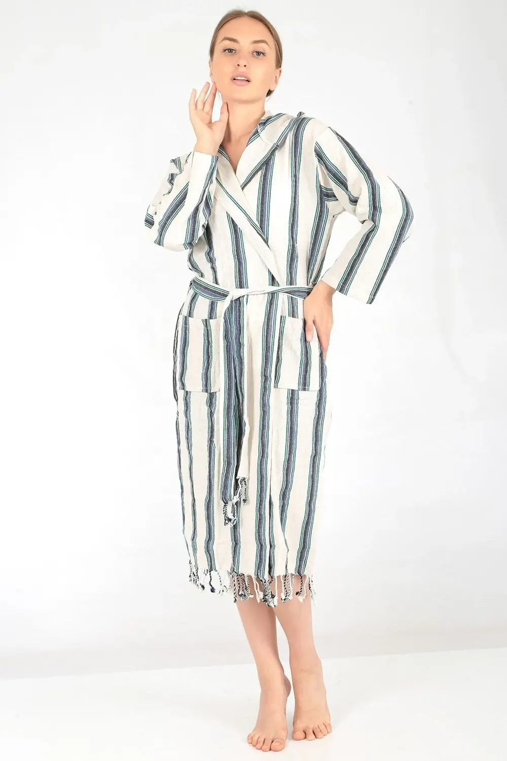 Pera Peştemal Bornoz