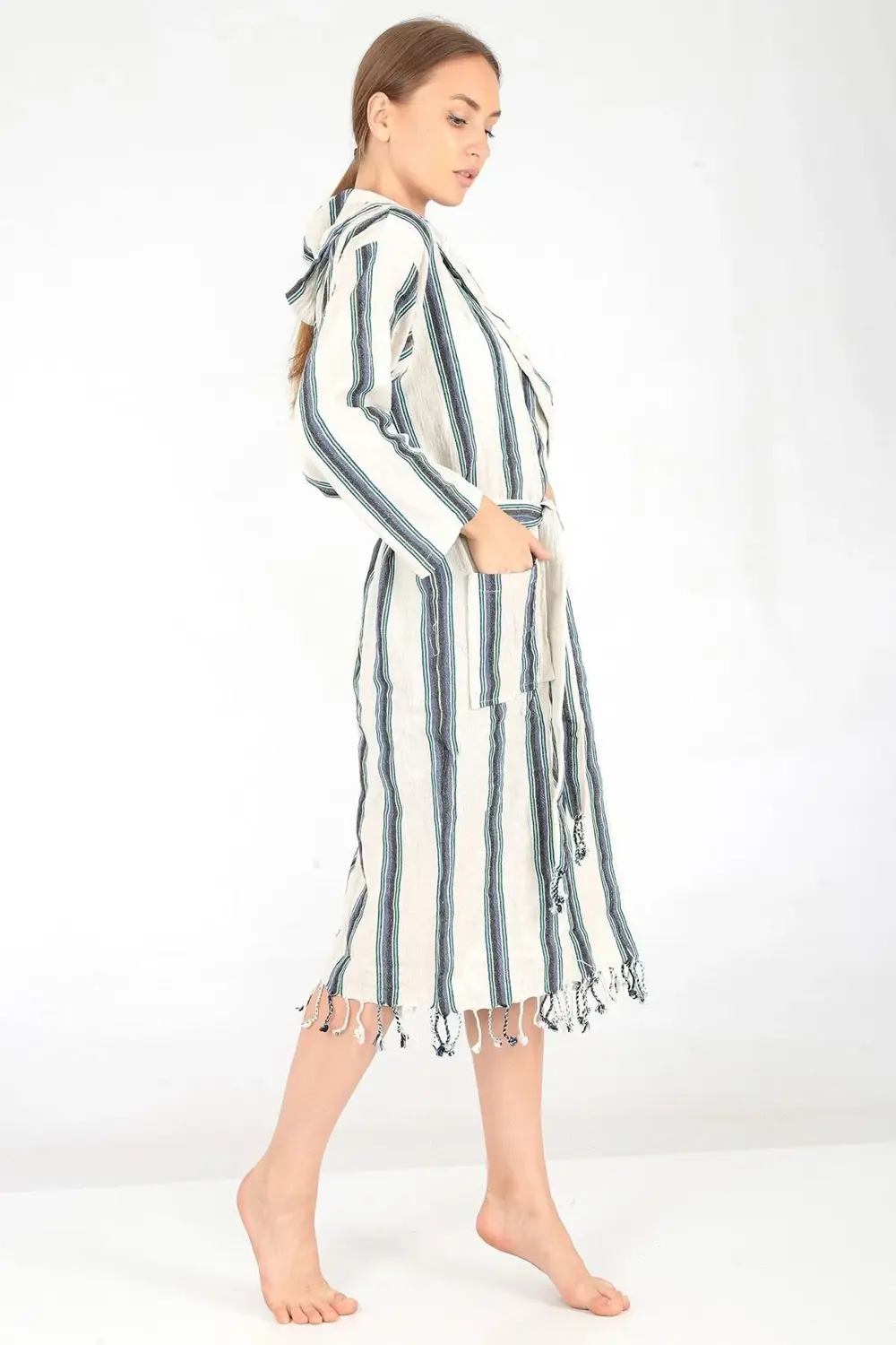 Pera Peştemal Bornoz