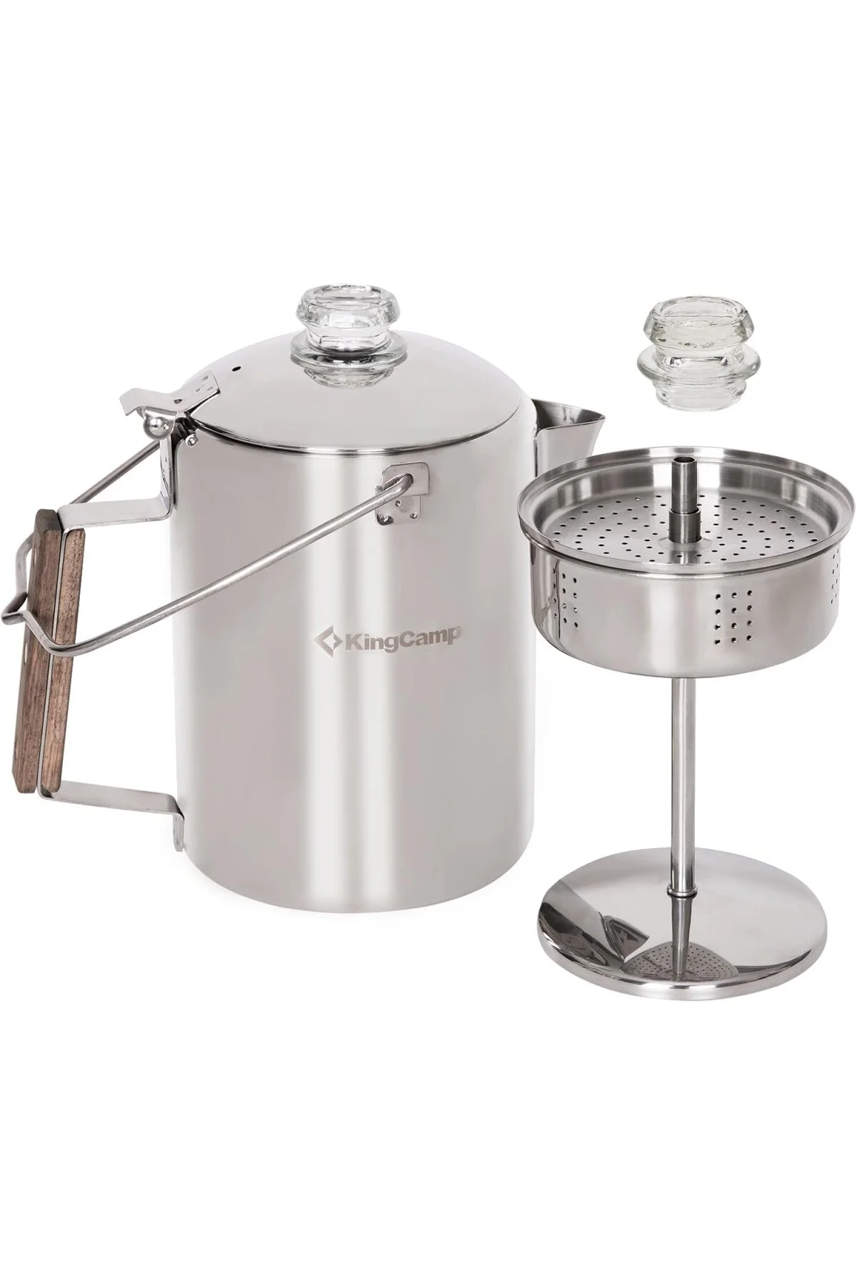 Percolator Coffee Pot Çelik Kahve Demleme Seti