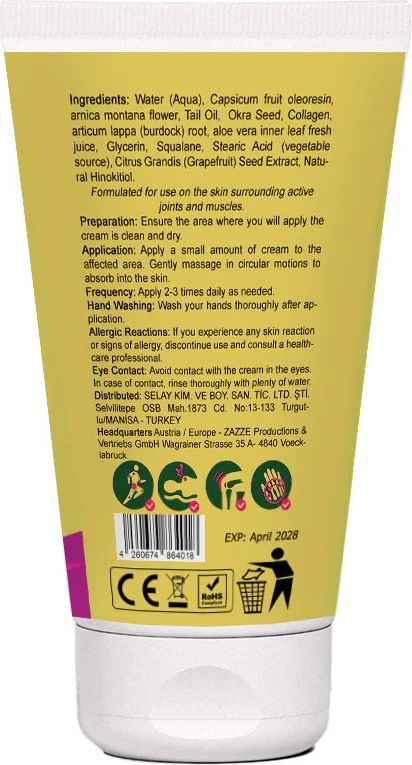 Percutane Masaj Kremi 50 ml - Vücut Ağrıları İçin Hızlı Rahatlama, Çörek Otu Yağı Hediye Fiyatı, Yorumları ve Özellikleri