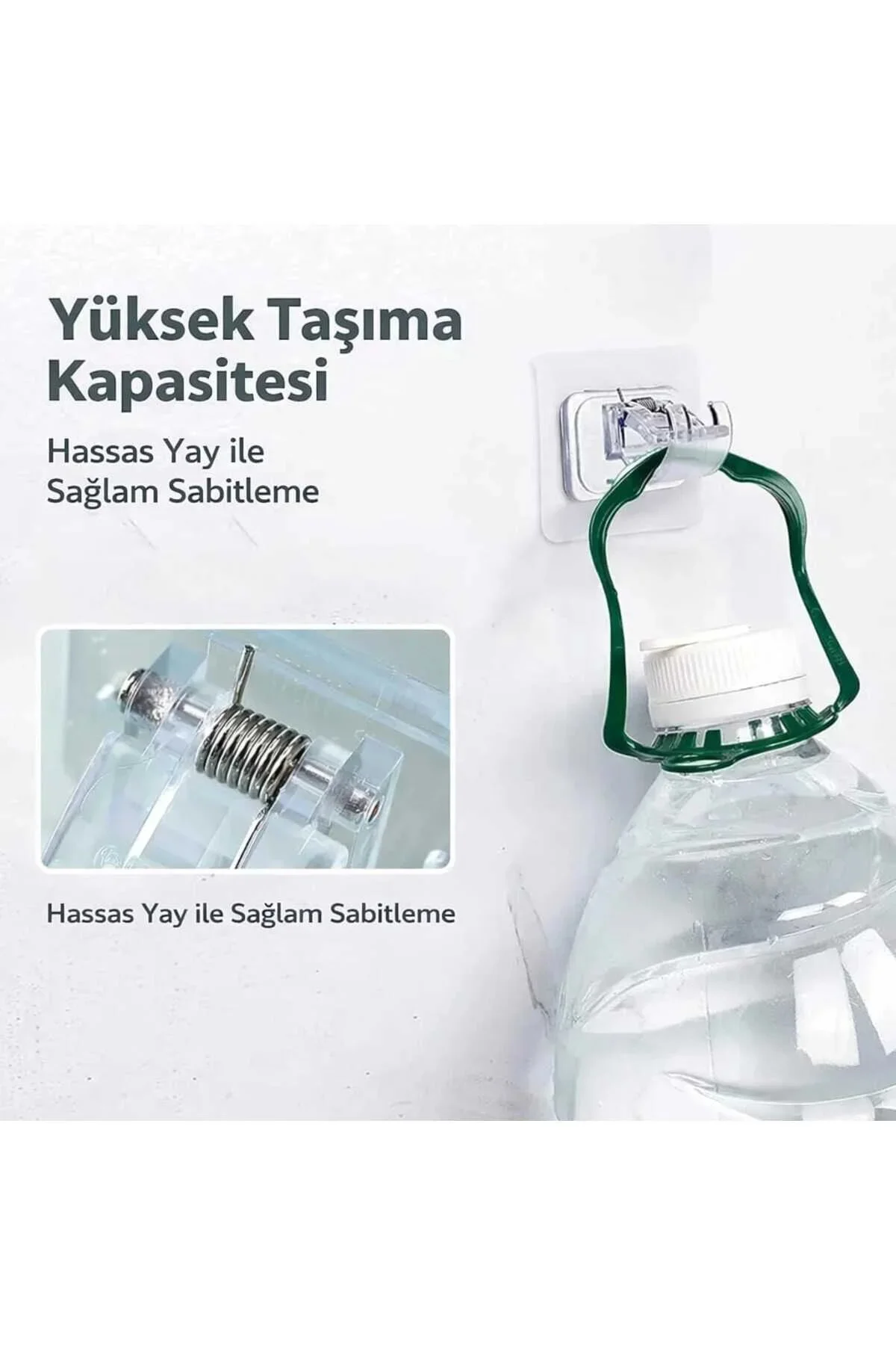 Perde Çubuğu Braketi Kendinden Yapışkanlı Boru Tutucu 2 Adet