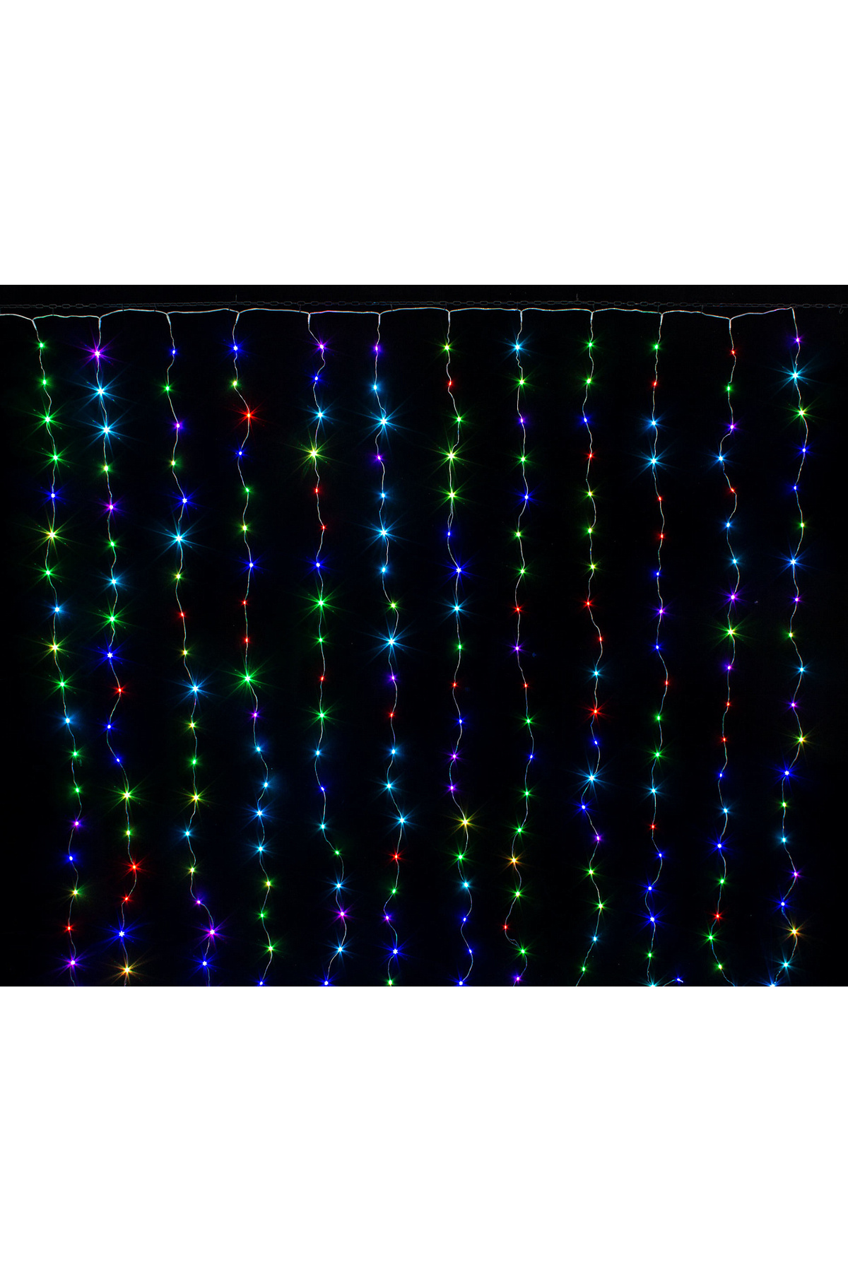 Toptan Bulurum Perde Led 240 Ledli 8 Fonksiyonlu Dekor Lambası Rgb