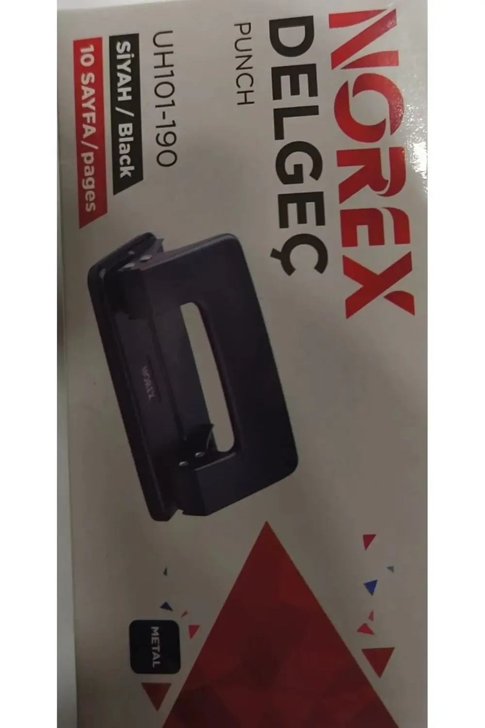 Perfaratör ( Delgeç ) Metal 10 Syf Siyah Uh101-190