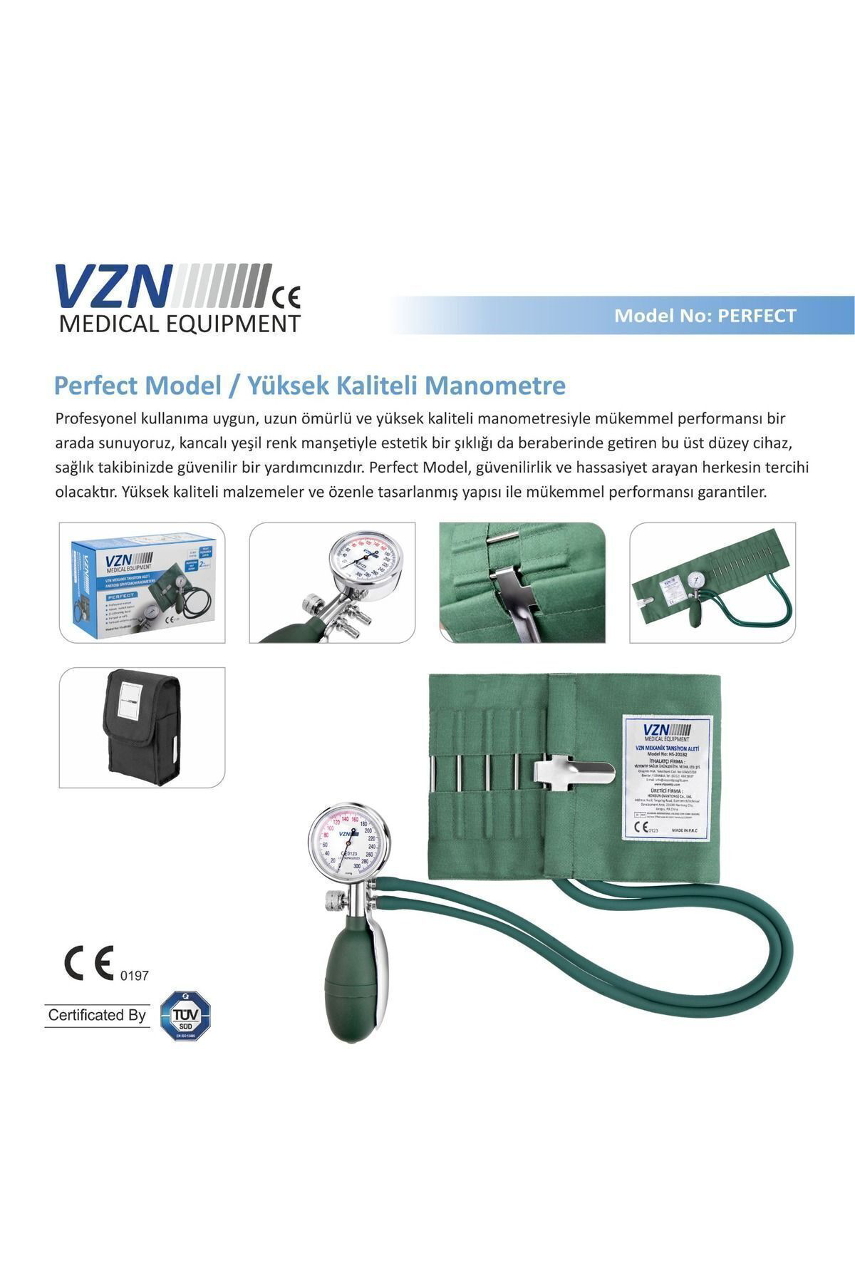 Vzn Perfect Aneroid Tansiyon Aleti Hs-201B2