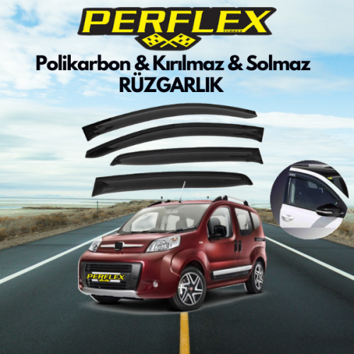 Perflex Polikarbon Kırılmaz Rüzgarlık V2 Mugen Fiat Fiorino 2007+ Perflex Polikarbon Kırılmaz Rüzgarlık V2 Mugen Fiat Fiorino 2007+