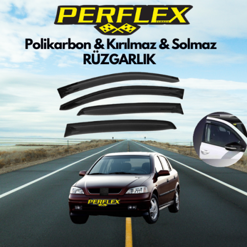Perflex Polikarbon Kırılmaz Rüzgarlık V2 Mugen OPEL ASTRA G 1998-