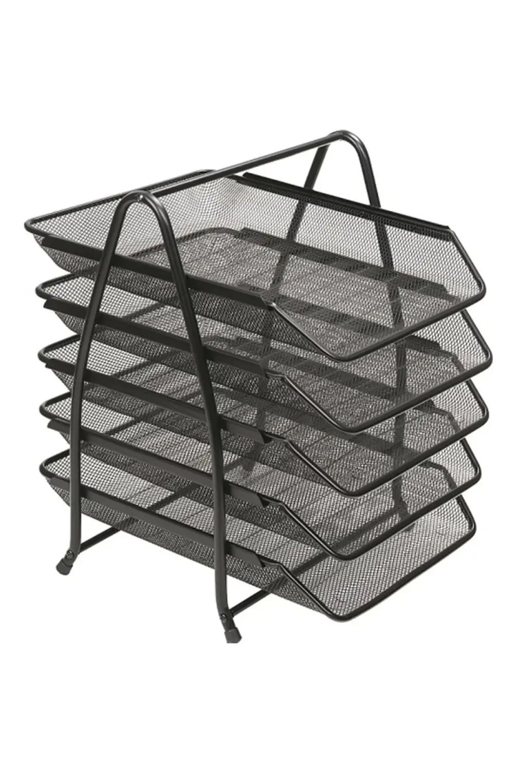 Perfore Evrak Rafı Metal 5 Katlı 420G Siyah