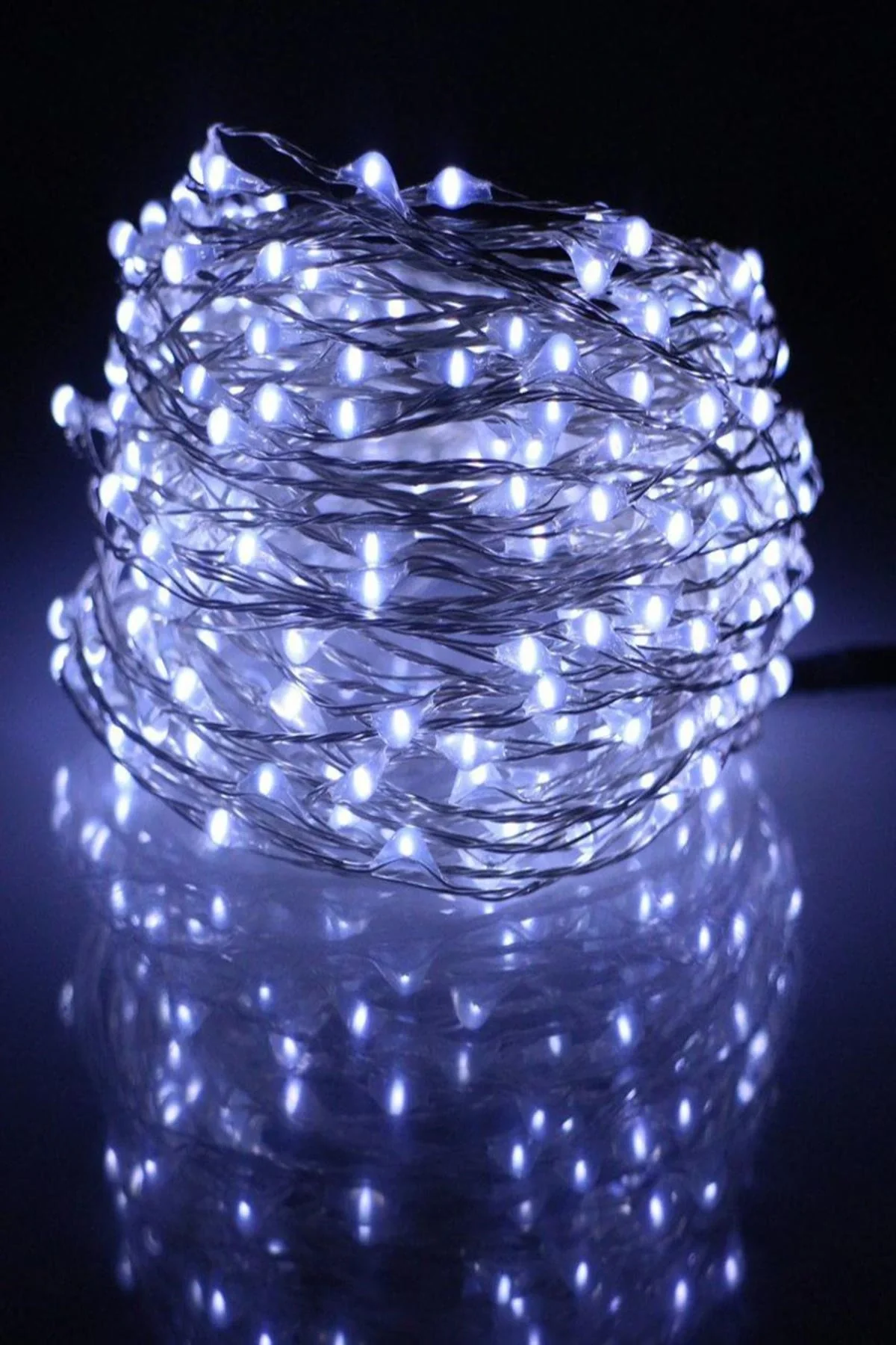 Peri Led Işık 5 Metre Beyaz Dekor Lambası 50 Ledli Peri Led Işık 5 Metre Beyaz Dekor Lambası 50 Ledli