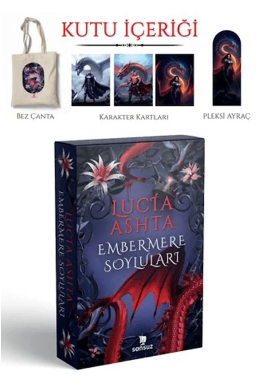 Peri Varisi Yan Boyamalı Kutulu Set Ciltli