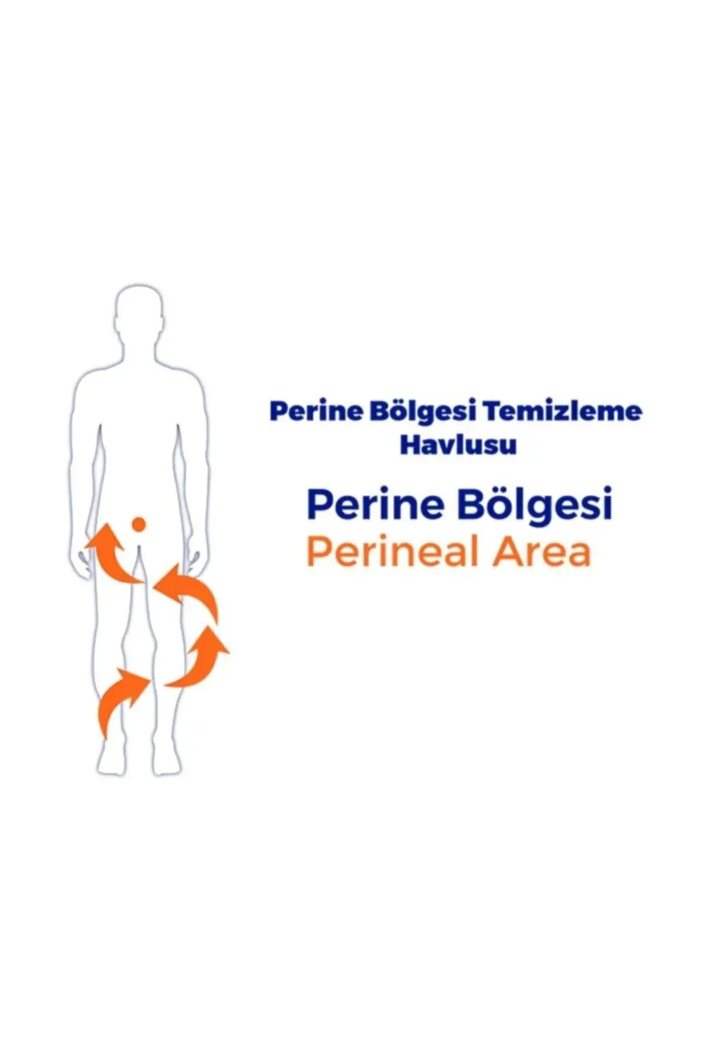 Perine Bölgesi Temizleme Havlusu Extra Geniş 50'li