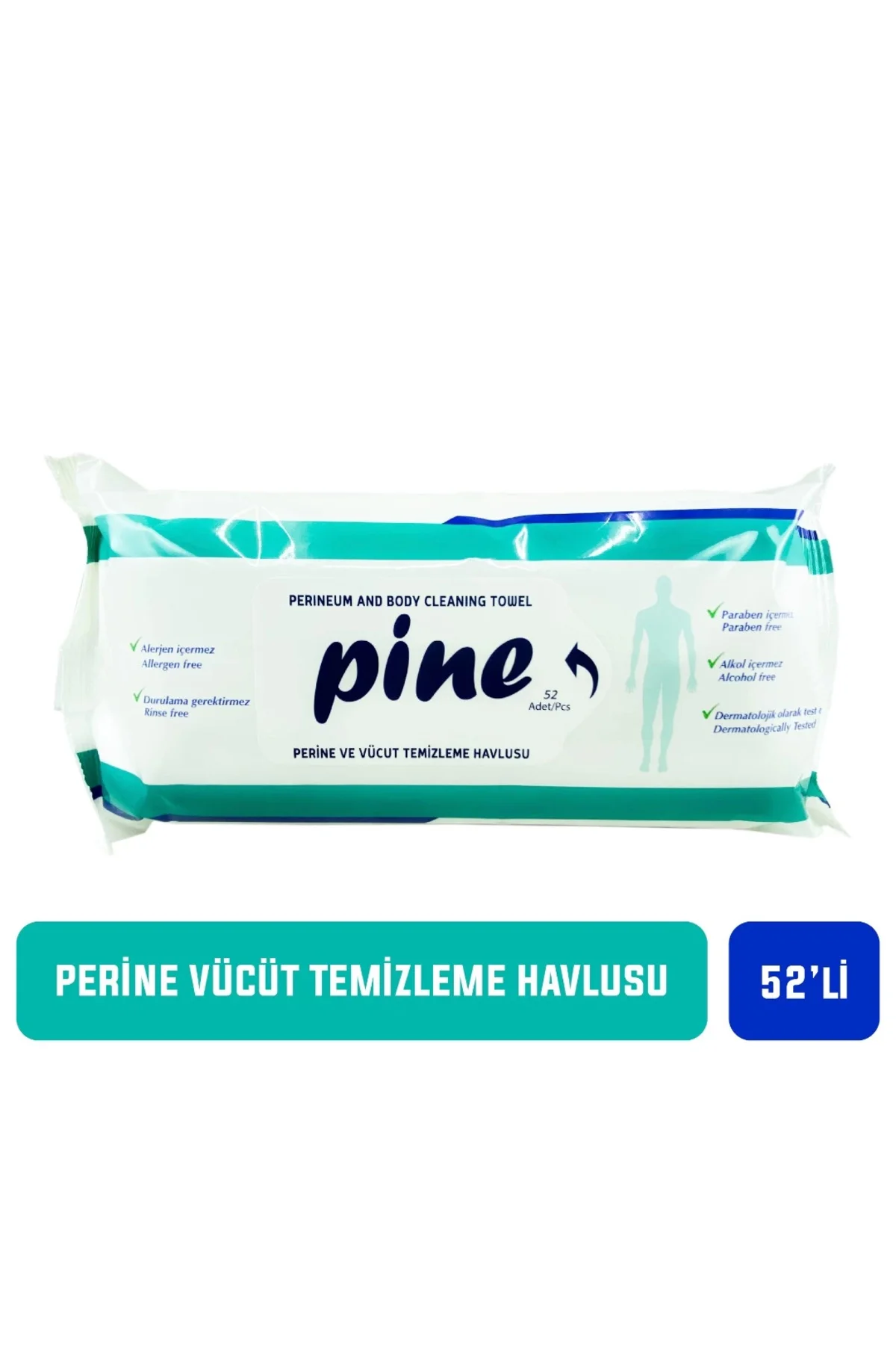 Perine ve Vücut Bölgesi Havlusu 50 li 1 Paket