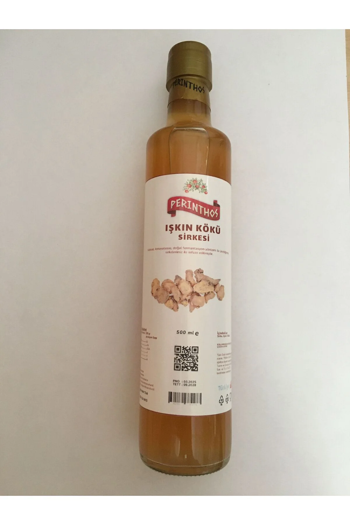 Perinthos Işkın Kökü Sirkesi 500 ml x 2 Adet