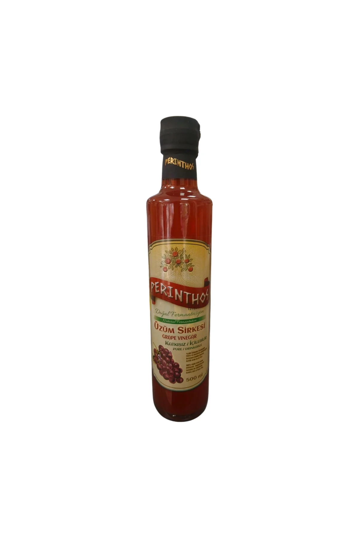 Perınthos Üzüm Sirkesi 500ml Cam Şişe