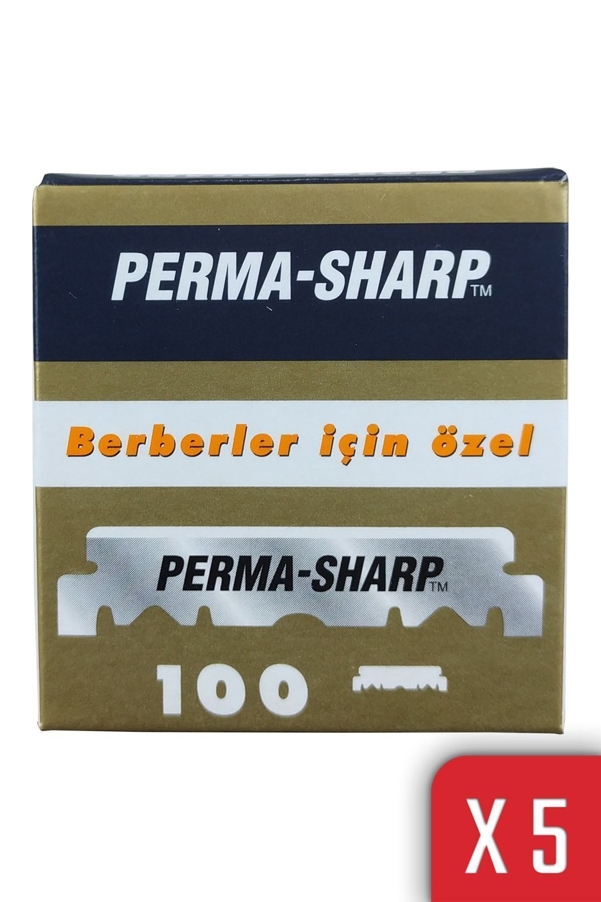 Perma-sharp Single Edge Berber Bıçağı 100'lü X 5 Adet