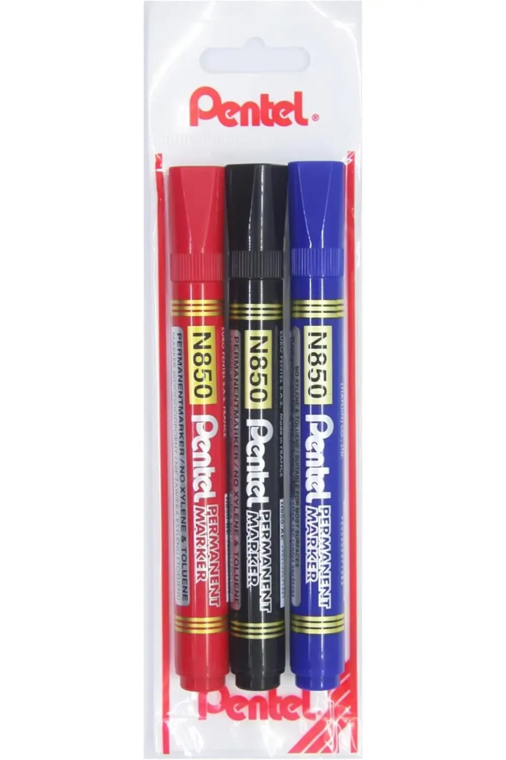 Permanent Markör - Yuvarlak Uç SİY-KIR-MAV 1178227