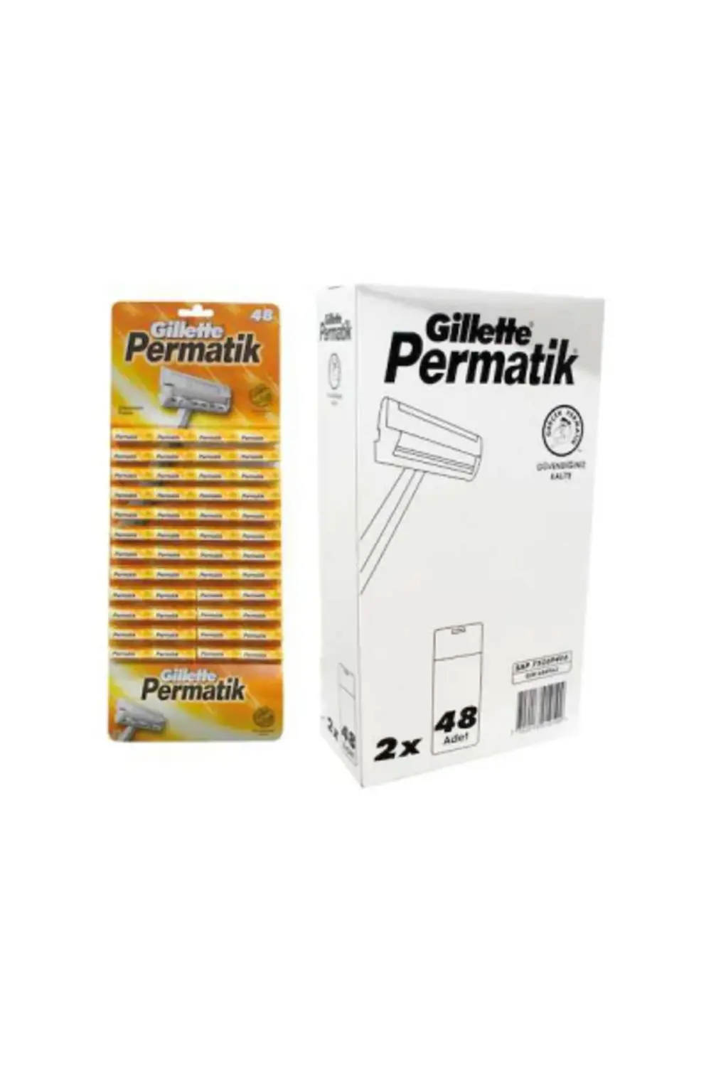 PERMATİK TEK SAPLI JİLET 96 PARÇA (4825)