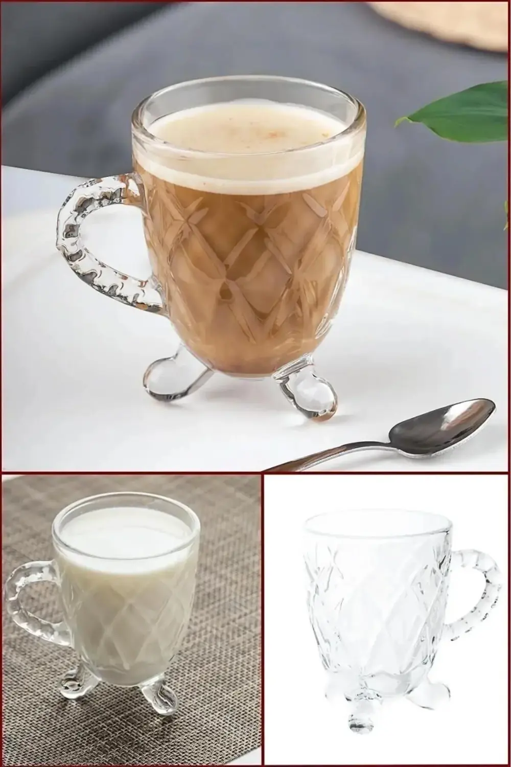 PEROTTİ Anthony 4'lü Cam Ayaklı Bardak