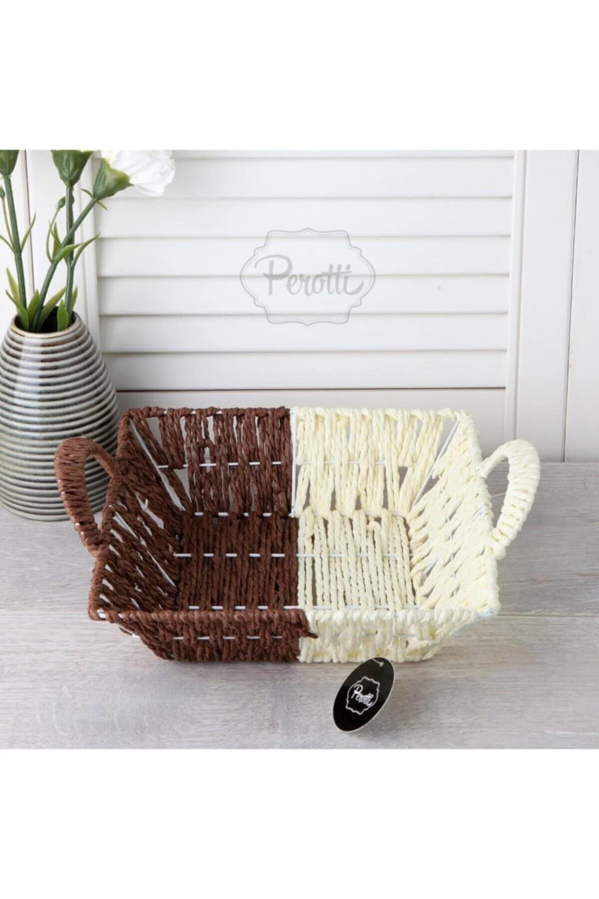 Perotti Iki Renk Ekmek Sepeti Gondol