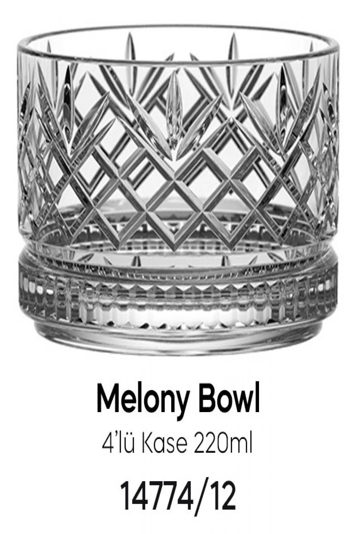 PEROTTİ MELONY BOWL 4`LÜ KASE 220ML 14774