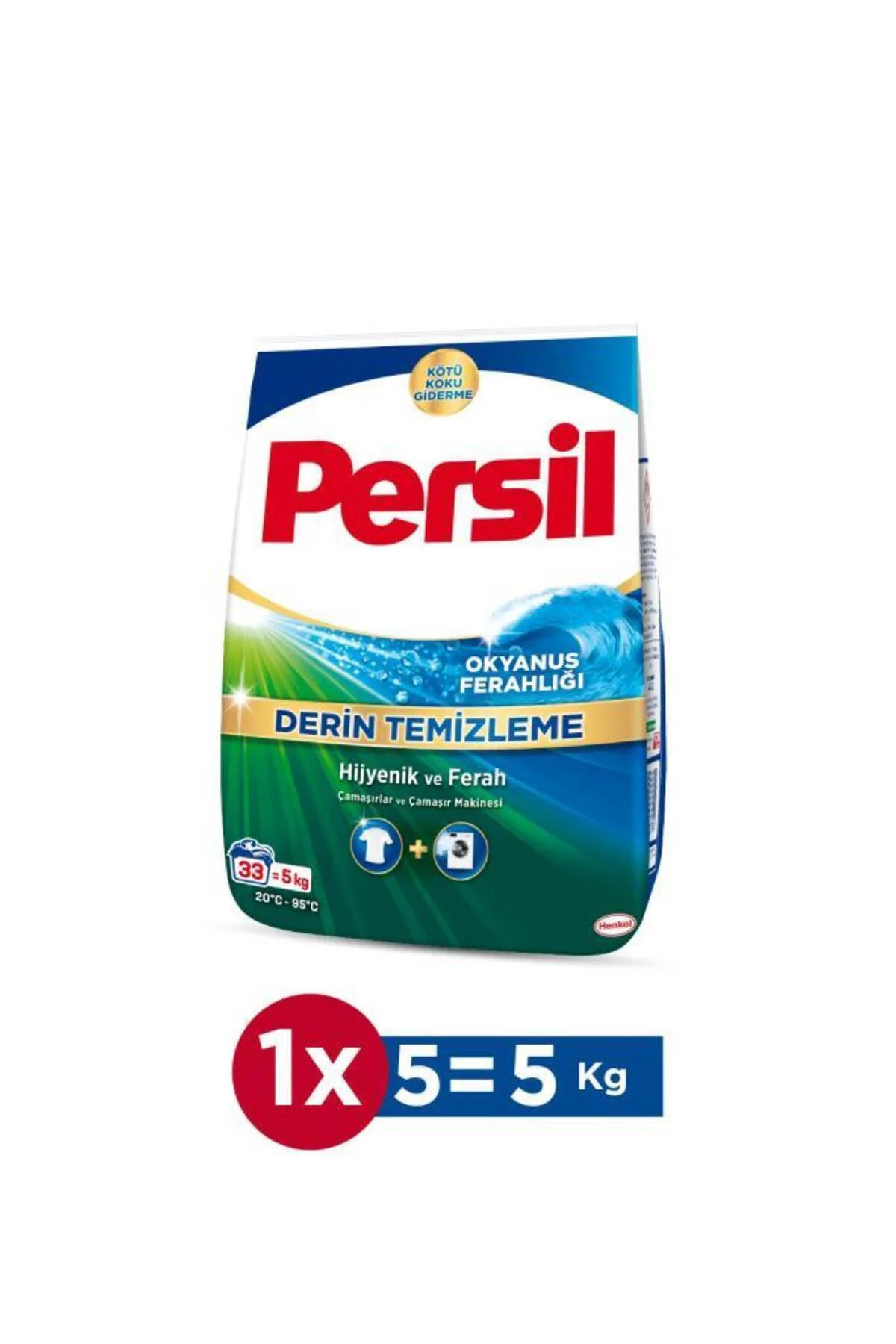 PERSİLOkyanus Ferahlığı Toz Çamaşır Deterjanı 33 Yıkama 5kg