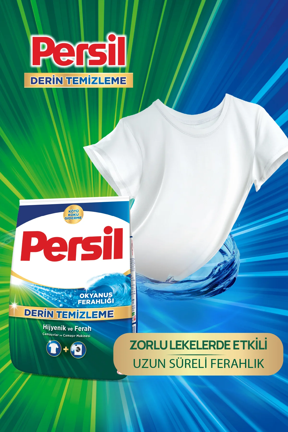PERSİLOkyanus Ferahlığı Toz Çamaşır Deterjanı 33 Yıkama 5kg