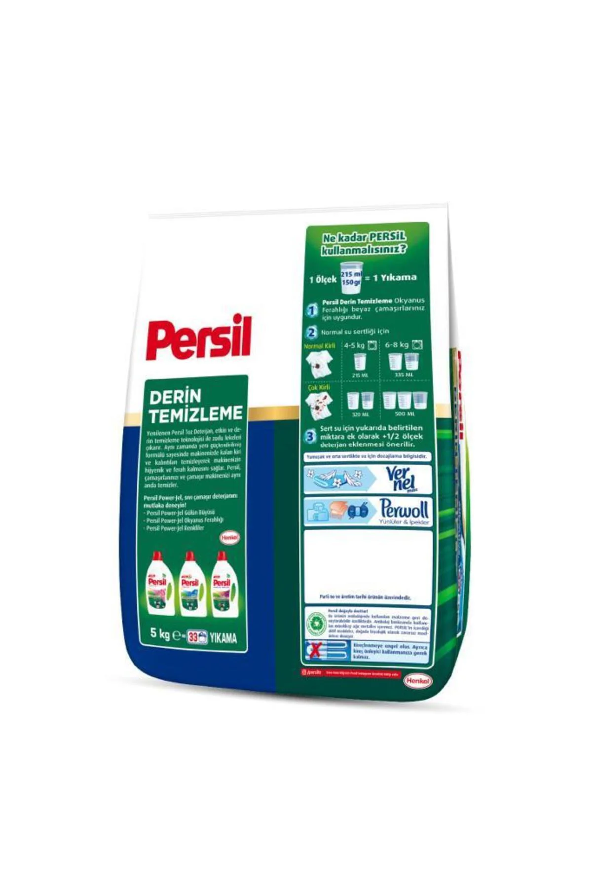 PERSİLOkyanus Ferahlığı Toz Çamaşır Deterjanı 33 Yıkama 5kg