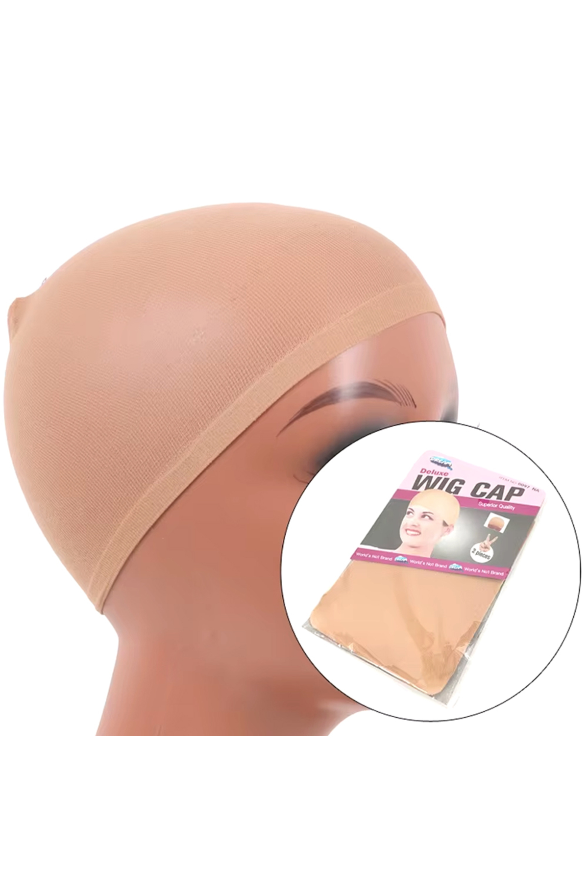 Fantaziatölyesi Peruk Takım Bonesi &Amp; Filesi / Ten Rengi / 1 Paket / 2 Adet