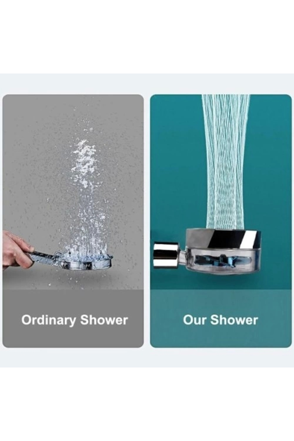 Pervaneli Duş Başlığı